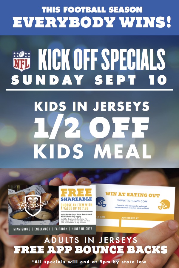 football season kick off specials