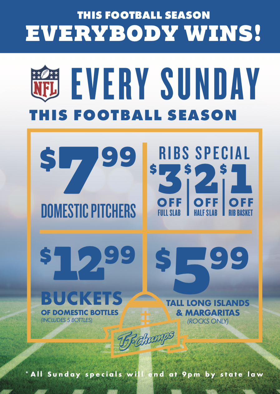 football season kick off specials