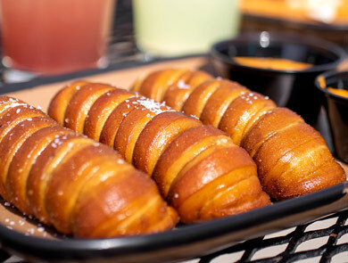 basket of pretzels sticks