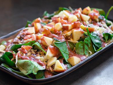 Plate of salad