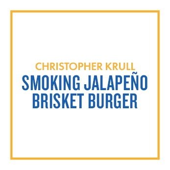 Christopher Krull - Smoking Jalapeno Brisket Burger