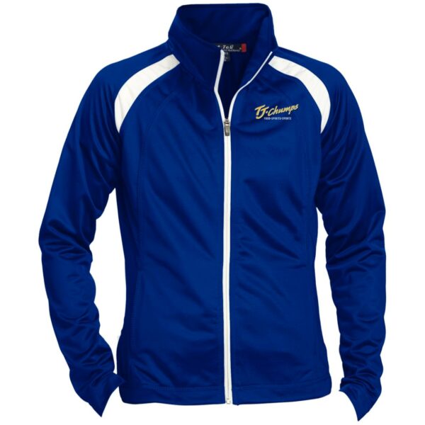 TJ Chumps - LST90 Ladies' Raglan Sleeve Warmup Jacket - Image 2