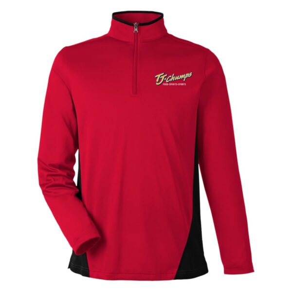 TJ Chumps - M786 Harriton Mens Flash Quarter Zip - Image 3