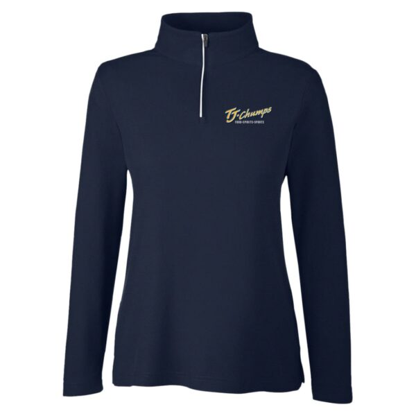 TJ Chumps - CE405W Core 365 Womens Fusion Quarter Zip - Image 3